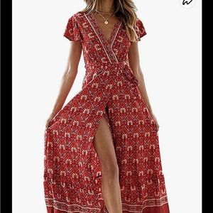 Zesica BOHO WRAP DRESS